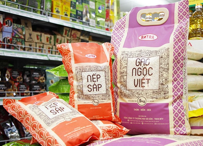 Mẫu túi nilon đựng gạo