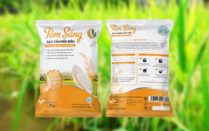 Mẫu túi nilon đựng gạo