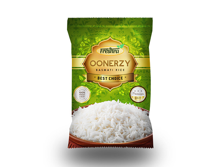 In túi nilon đựng gạo