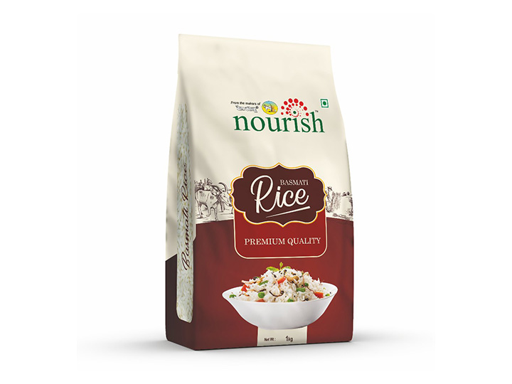 In túi nilon đựng gạo