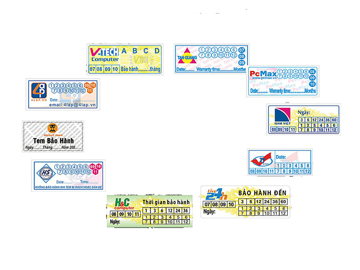 In tem vỡ bảo hành