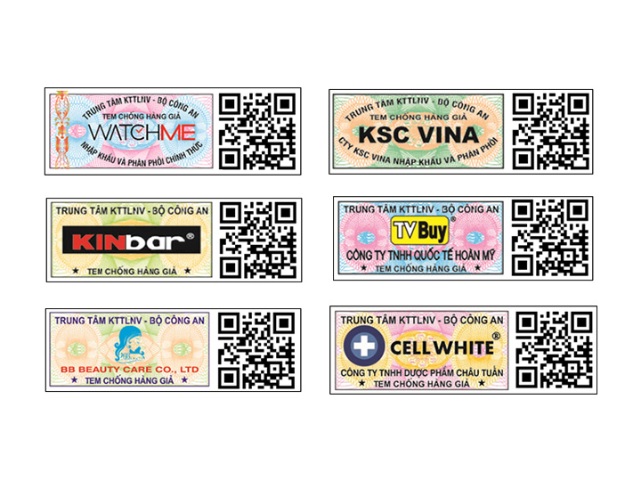 In tem chống hàng giả