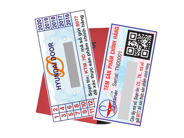 In tem chống hàng giả