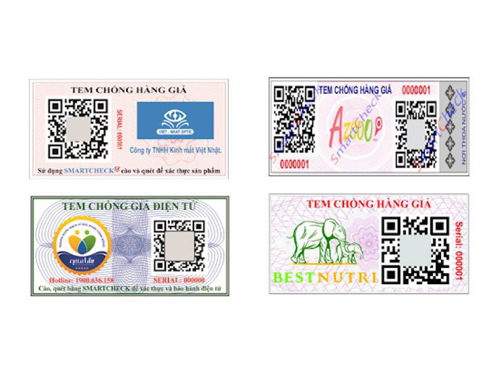In tem chống hàng giả