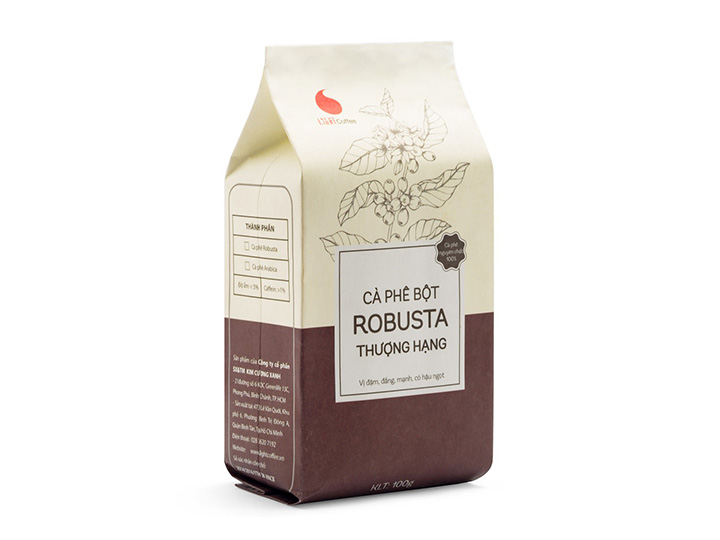 Mẫu bao bì cà phê - trà 04