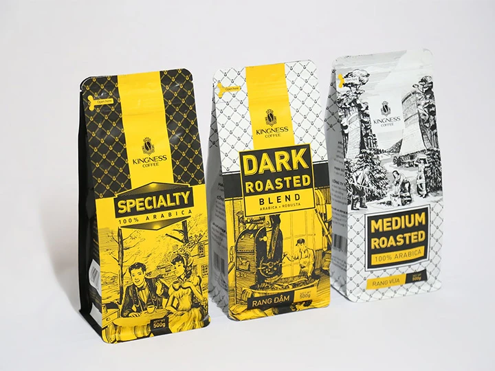 Mẫu bao bì cà phê - trà 05