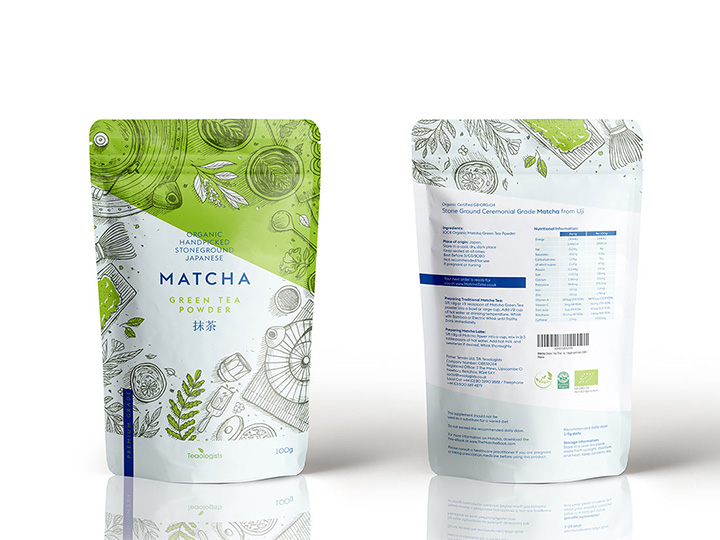 Mẫu bao bì cà phê - trà 08