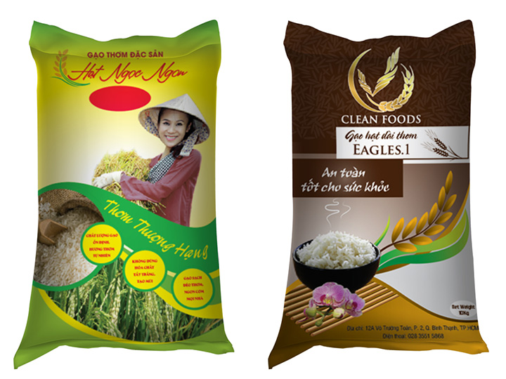 Mẫu bao bì nông sản 05